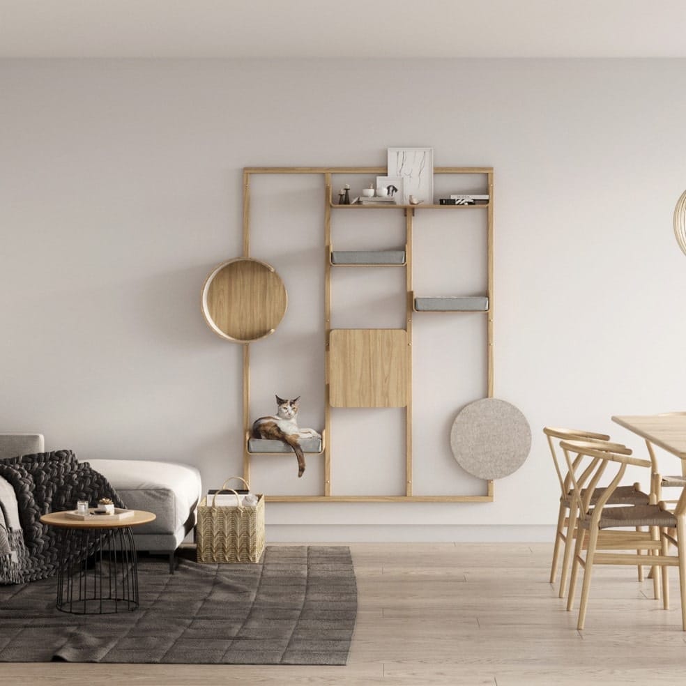 Mur d'Activités Modulaire pour Chats